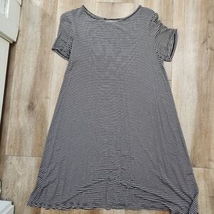 Striped t-shirt dress
